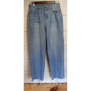 Future Collective by Gabriella Karefa-Johnson Raw Hem Denim Jeans 27W 27L Size 0
